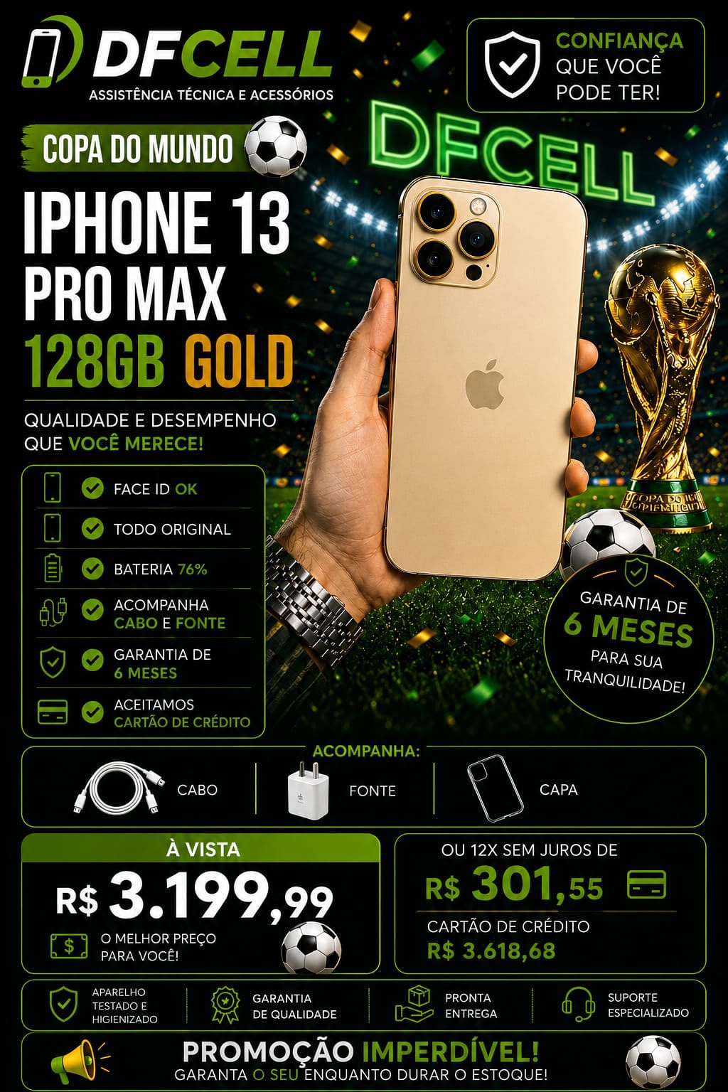 Fonte Carregador 20W USB-C Apple Original Branco